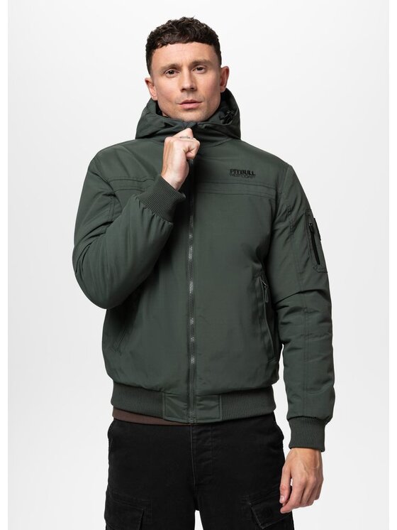 PITBULL PITBULL Kurtka zimowa Balboa II Zielony Regular Fit