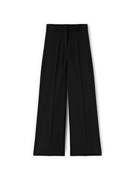 Motivi Motivi Spodnie materiałowe P046Q004386N033 Czarny Over Fit