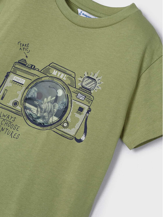 Mayoral Mayoral T-Shirt 3003 Πράσινο Regular Fit