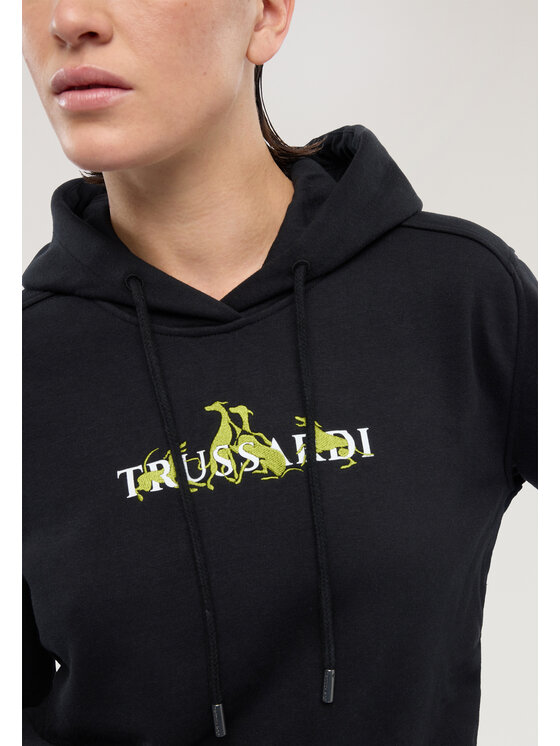 Trussardi Trussardi Felpa G8586000248N033 Nero Regular Fit