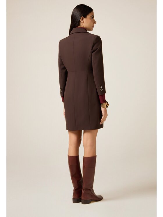 Oltre Oltre Vestito 7056R005044N032 Marrone Slim Fit