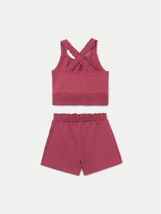 Mayoral Mayoral Komplet top in hlače 6275 Roza Regular Fit