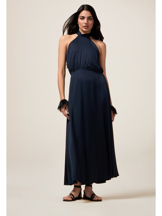 Oltre Oltre Vestito elegante 7033R004988N034 Blu A-Line Fit