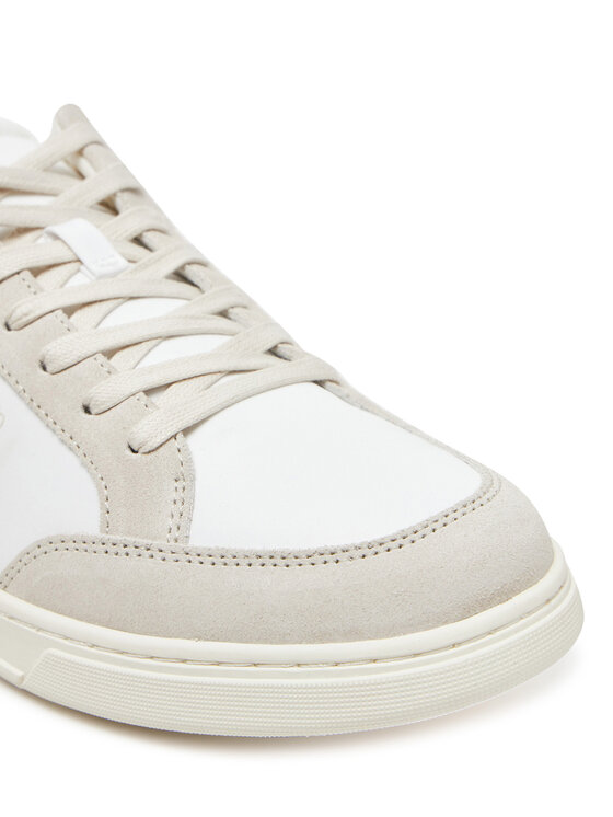 Calvin Klein Calvin Klein Sneakersy Low Top Lace Up Mix HM0HM01802 Biela