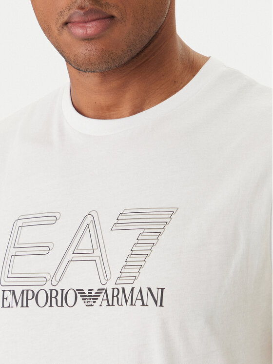 EA7 Emporio Armani EA7 Emporio Armani Tank top 7M001306 AF10375 U0002 Biały Regular Fit