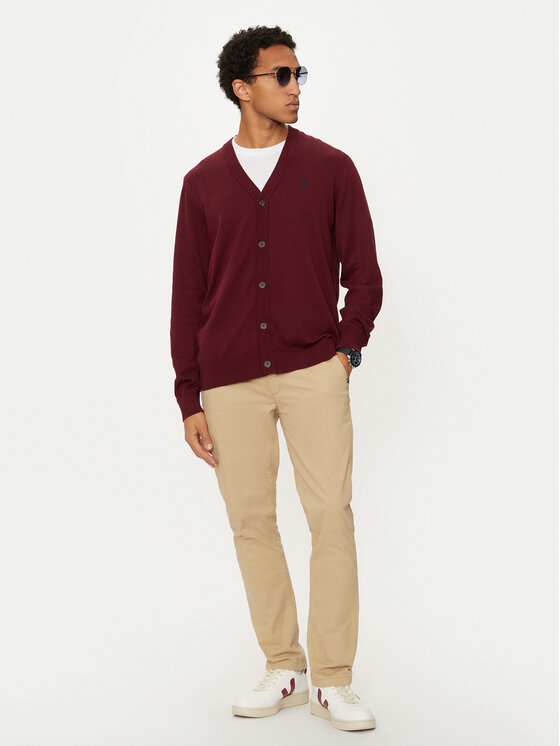 U.S. Polo Assn. U.S. Polo Assn. Kardigāns MUP2238 Sarkans Regular Fit