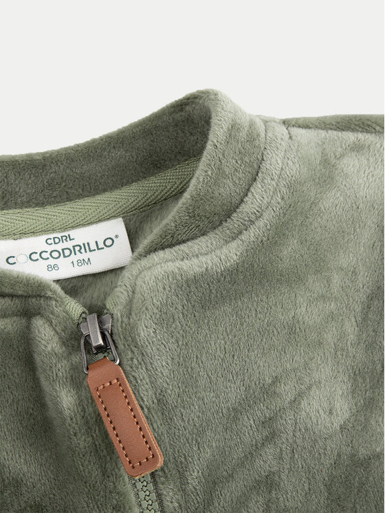 Coccodrillo Coccodrillo Majica dugih rukava ZC4132201SBN Zelena Regular Fit