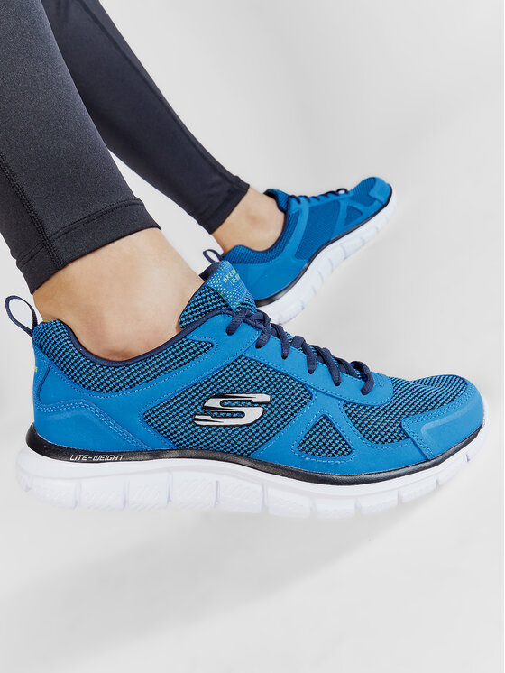 Skechers Skechers Sneakersy Bucolo 52630/BLLM Modrá