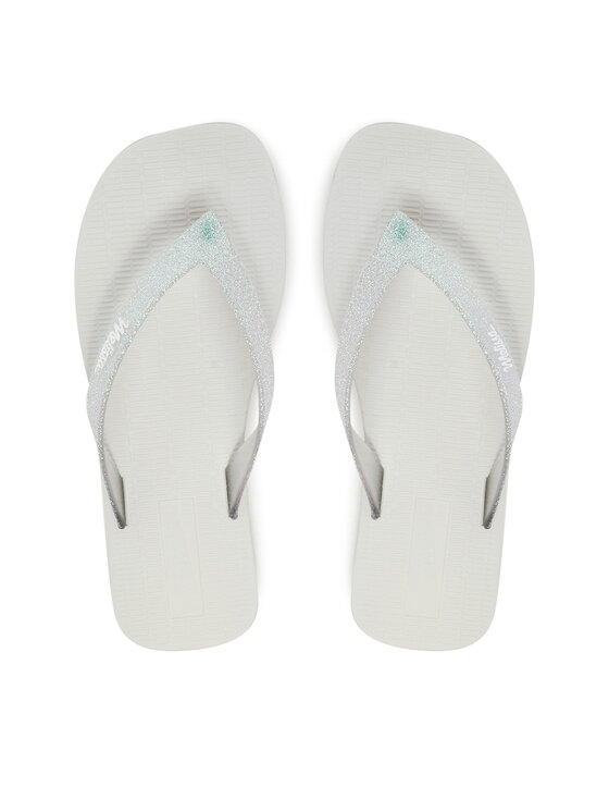 Melissa Infradito Mini Melissa Sun Long Beach II Inf 36100 Bianco, taglia : 35