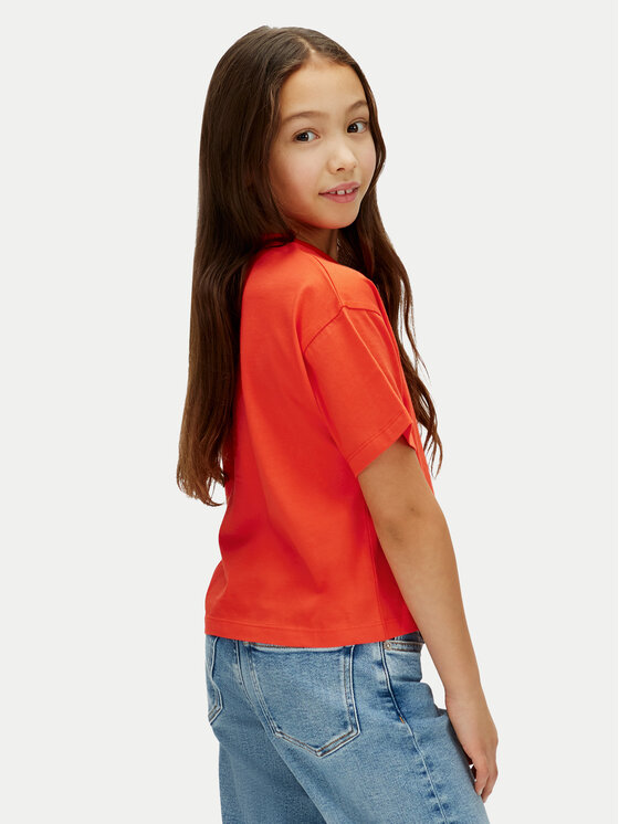 Calvin Klein Jeans Calvin Klein Jeans T-shirt LVCKSJA16G Crvena Boxy Fit