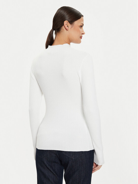 Morgan Morgan Megztinis 241-MELINE Balta Slim Fit