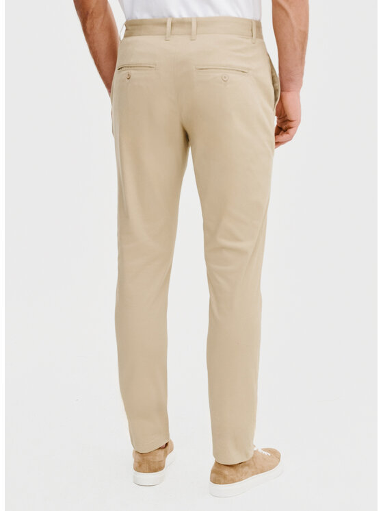 Pako Lorente Pako Lorente Spodnie materiałowe P25SB-WX-001 Beżowy Classic Fit