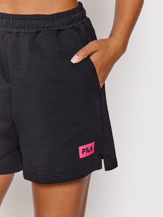 Fila Pantaloncini sportivi Banaz FAW0138 Nero Regular Fit • Modivo.it