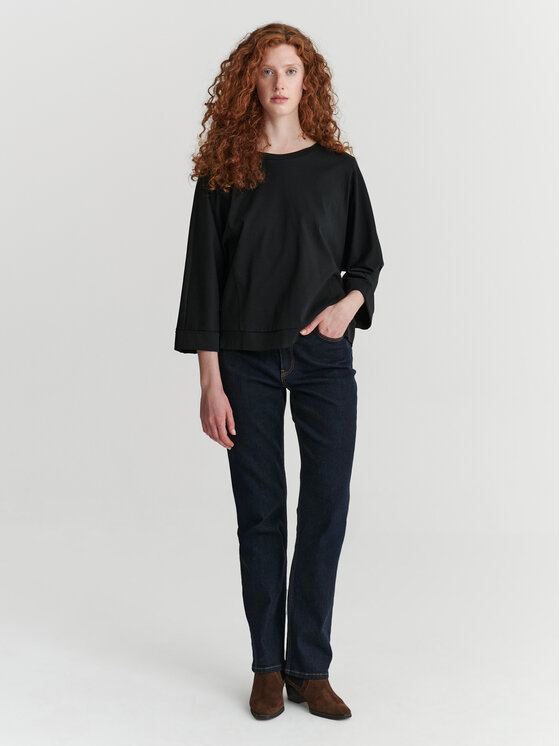 TATUUM TATUUM Blúzka ULEN Čierna Loose Fit