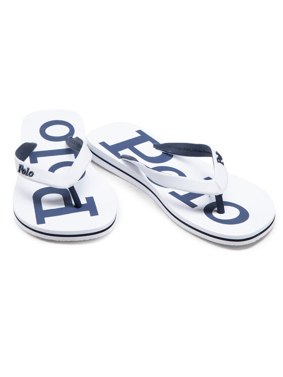 Polo Ralph Lauren Polo Ralph Lauren Šlepetės per pirštą Bolt 816830672002 Balta