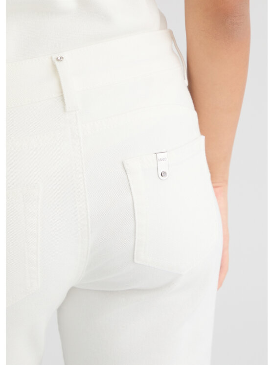 Liu Jo Liu Jo Pantaloni di tessuto UA5141T181610701 Bianco Slim Fit