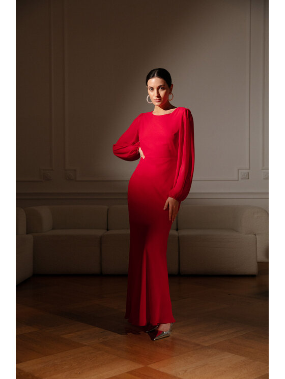 Makover Makover Vestito da giorno K166 Viola Regular Fit