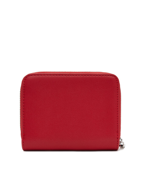 Calvin Klein Calvin Klein Portafoglio piccolo da donna Ck Must Medium Zip Around Wallet K60K611937 Rosso