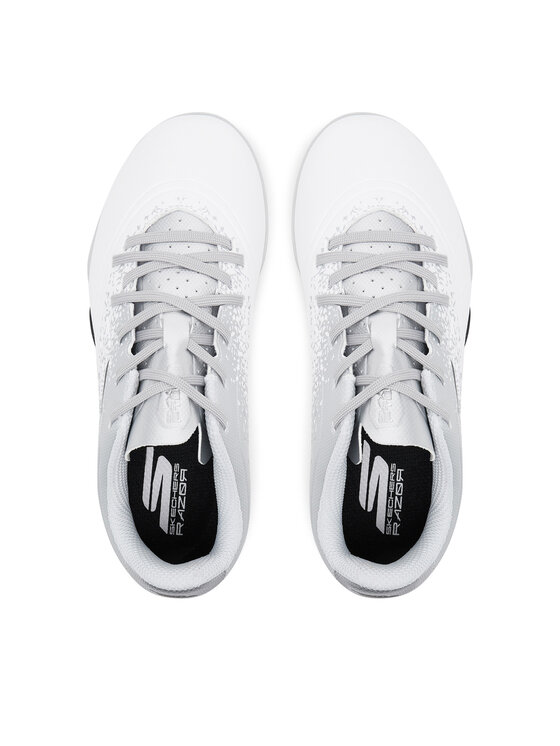 Skechers Skechers Scarpe da calcio Razor 1.5 Jr Youth Tf 252061L/WSL Bianco