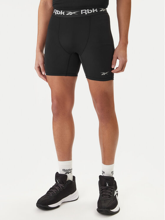 Reebok Pantaloni scurți sport RK25600CCM Negru Slim Fit