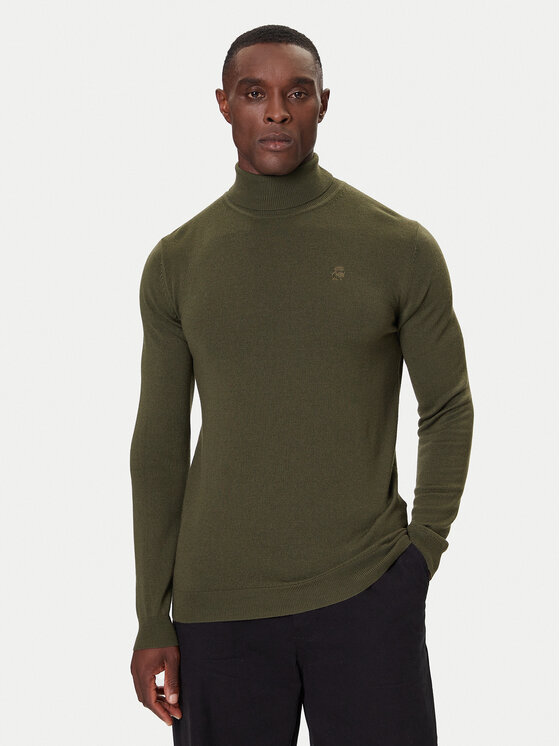 KARL LAGERFELD KARL LAGERFELD Rollkragenpullover 655058 554399 Grün Regular Fit