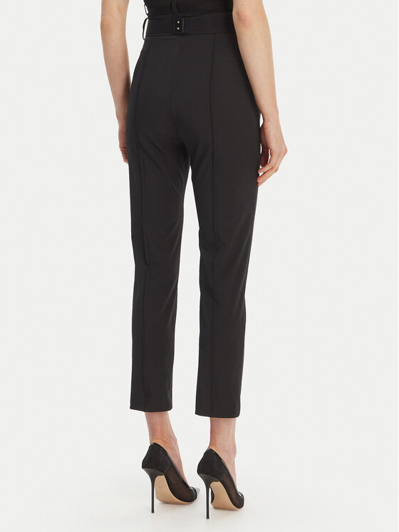 Elisabetta Franchi Elisabetta Franchi Bavlnené nohavice PA-132-61E2-V350 Čierna Regular Fit