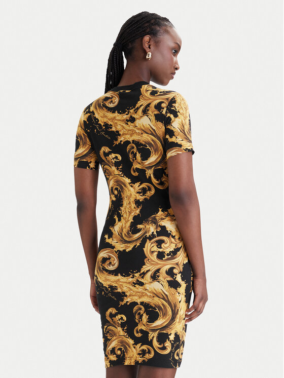 Versace Jeans Couture Versace Jeans Couture Ежедневна рокля 80HAO939 JS553 Черен Slim Fit