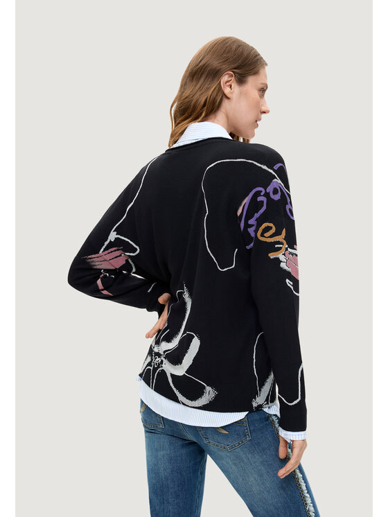 Desigual Desigual Maglione JERS_FEMNAIF Nero Casual Fit