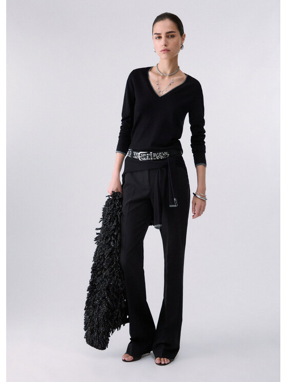 Liu Jo Liu Jo Maglione WF6012MS49I22222 Nero Regular Fit