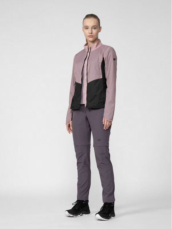 4F 4F Kurtka puchowa H4L22KUDP061-56S Różowy Regular Fit