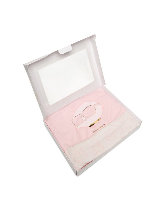 Karl Lagerfeld Kids Karl Lagerfeld Kids Kocyk dziecięcy Newborn D2 Z31234 Różowy