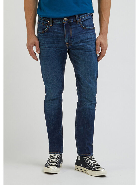Lee Lee Jeansy LUKE Niebieski Slim Fit