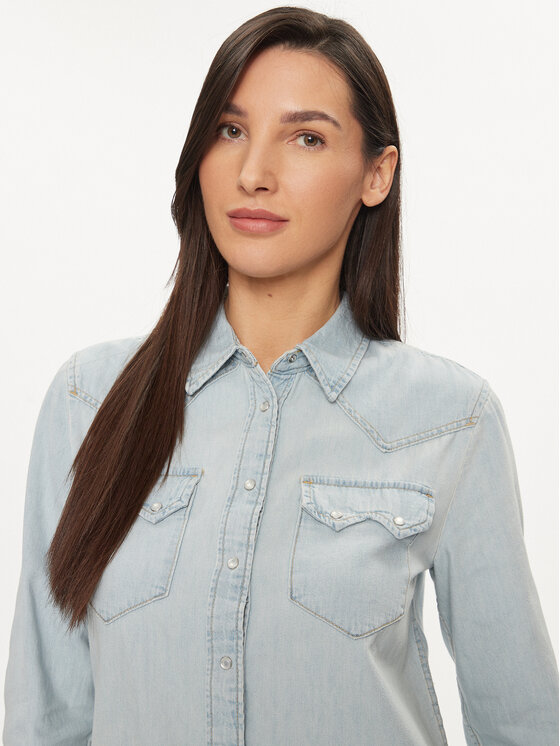 United Colors Of Benetton United Colors Of Benetton дънкова риза 5RZKDQ06T Тъмносин Regular Fit