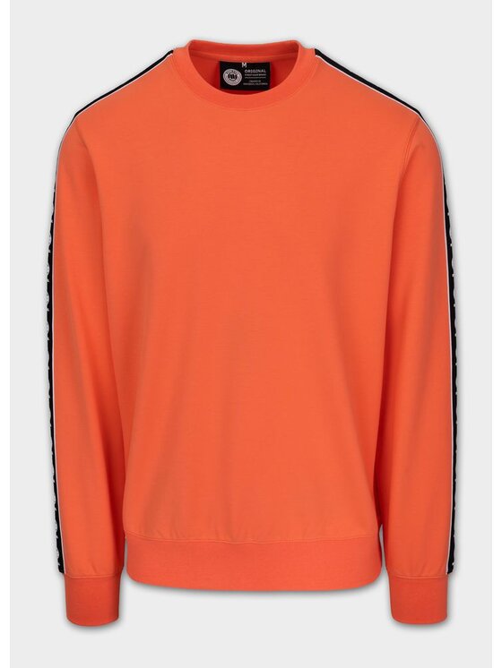 PITBULL PITBULL Bluza TAPE NUGGET Pomarańczowy Regular Fit