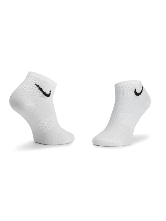 Nike Nike Zestaw 3 par niskich skarpet unisex SX7677 100 Biały