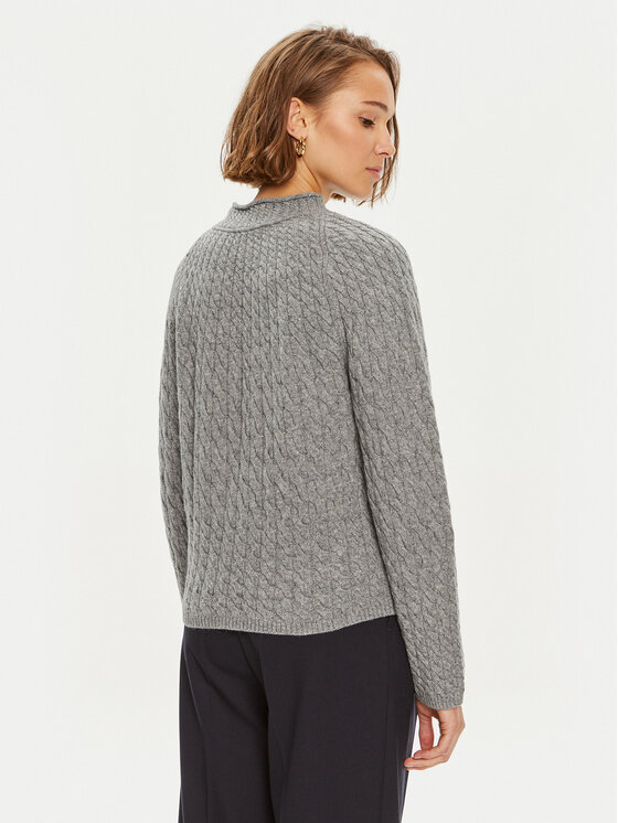 Tommy Hilfiger Tommy Hilfiger Megztinis WW0WW42144 Pilka Relaxed Fit