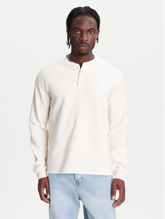 adidas adidas S dlouhým rukávem Trefoil Essentials JX2757 Écru Loose Fit