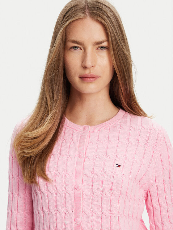 Tommy Hilfiger Tommy Hilfiger Ζακέτα WW0WW46514 Ροζ Regular Fit