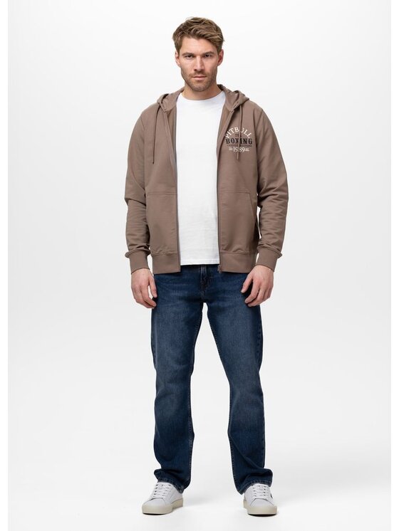 PITBULL PITBULL Bluza BLOODLINE Brązowy Regular Fit