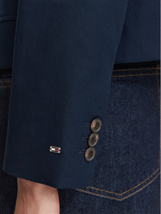 Tommy Hilfiger Tommy Hilfiger Marynarka Dressing WW0WW50146 Granatowy Regular Fit