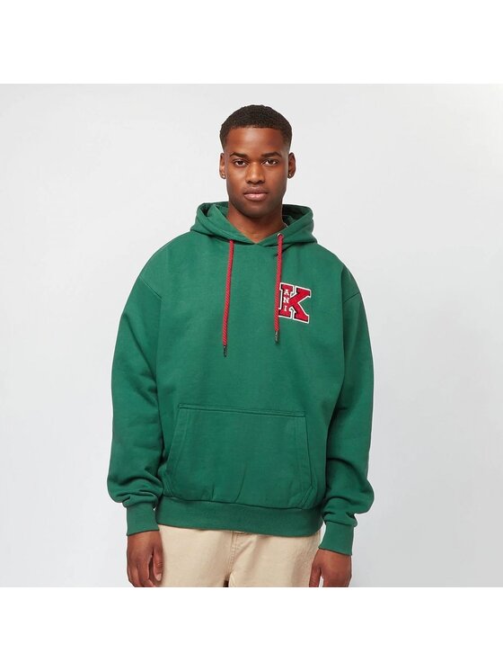Karl Kani Karl Kani Mikina RETRO PATCH OS HOODIE Zelená Regular Fit