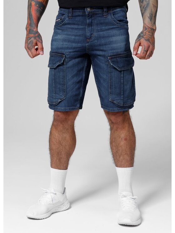 Szorty jeansowe, rozmiar 32, Grantowe, Navy Wash Longspur