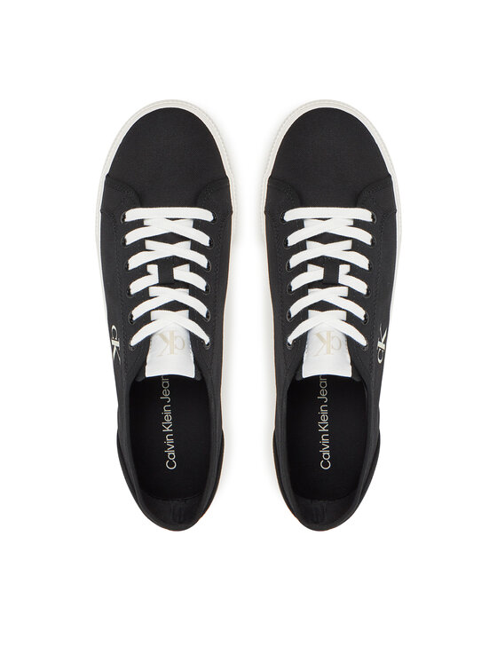 Calvin Klein Jeans Calvin Klein Jeans Teniși Ess Vulc Low Mg Canvas YM0YM01209 Negru
