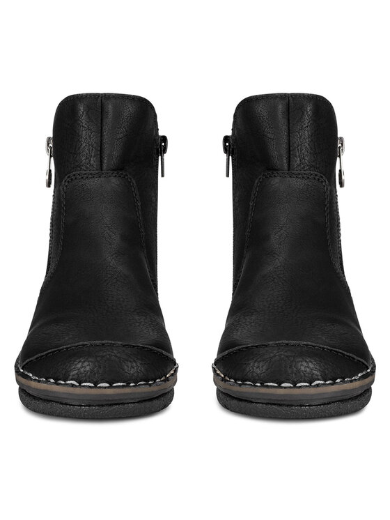Rieker Rieker Botine 73357-00 Negru