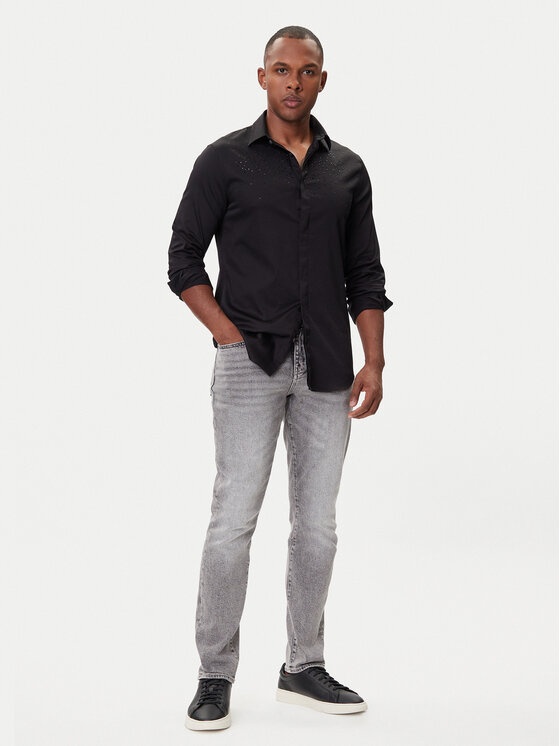 Armani Exchange Armani Exchange Ing XM001504 AF10192 UC001 Fekete Regular Fit