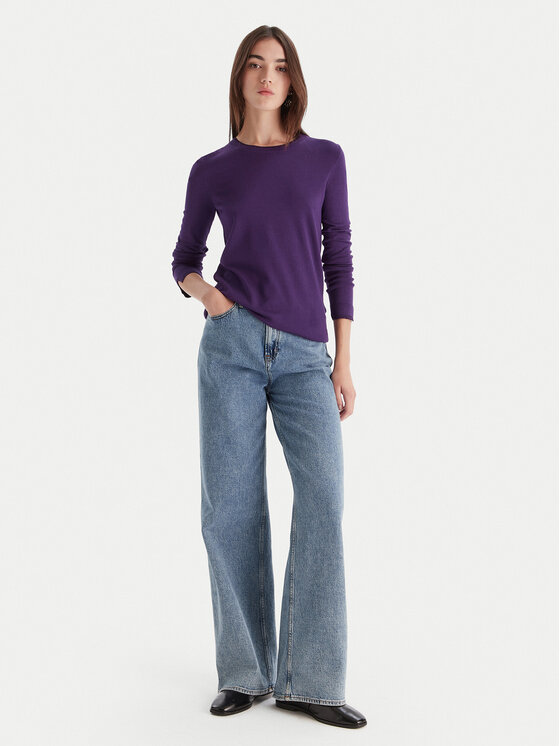 Liu Jo Liu Jo Sweter MF5226 MS49I Fioletowy Regular Fit