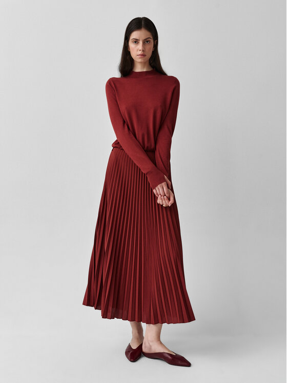 TATUUM TATUUM Sukienka codzienna ARELIO Czerwony Flare Fit