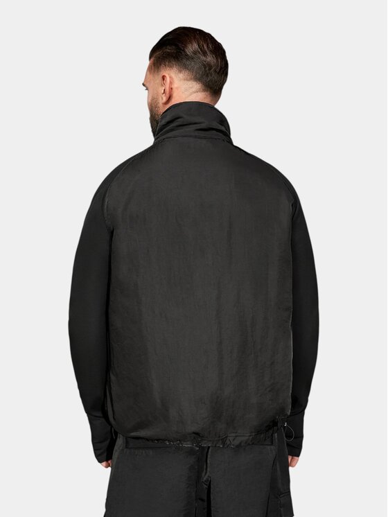 MADE BY SOCIETY MADE BY SOCIETY Kurtka anorak BLANK - H17747 Czarny Basic Fit