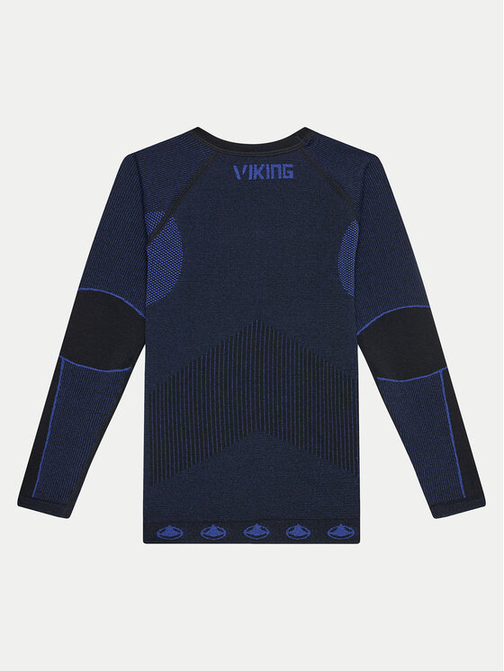 Viking Viking Komplet bielizny termoaktywnej Riko Kids Set 500/14/3030/15 Czarny Skinny Fit