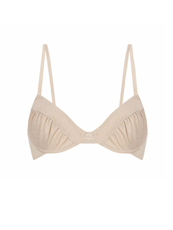 Miss Lou Miss Lou Bikini pezzo sopra G-LG3-E Écru